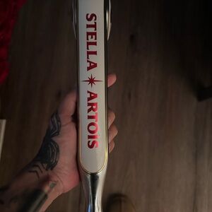 Stella Artois Silver Beer Tap Handle